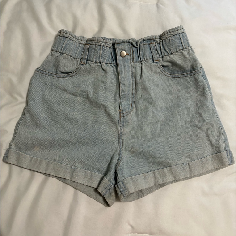 Wild Honey high waisted jean shorts